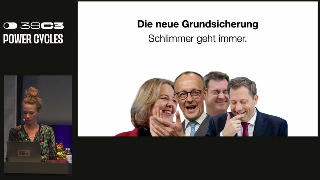 Wer liegt hier wem auf der Tasche? Genug mit dem Bürgergeld-Fetisch. Stürmt die Paläste! 39c3