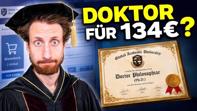Für 134 € wurde ich Professor für Ufologie