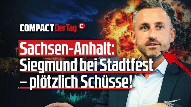 Sachsen-Anhalt: Siegmund bei Stadtfest - plötzlich Schüsse!💥