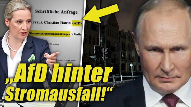 STROMAUSFALL In Berlin! Neue HINWEISE Auf Sabotage Durch Putin Und AfD!