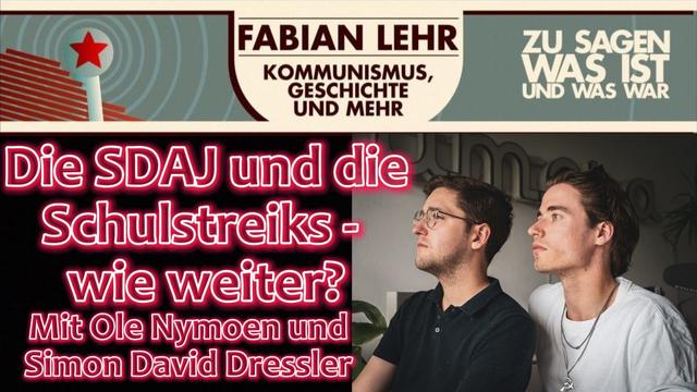 Die SDAJ und die Schulstreiks - wie weiter? Mit Ole Nymoen und Simon David Dressler