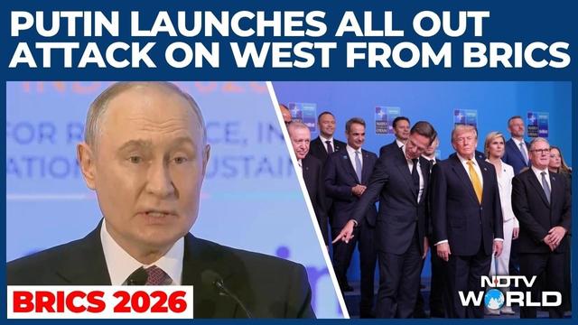 FULL SPEECH: “Old Leaders Are Being Replaced” — Putin Declares BRICS Rise Over G7