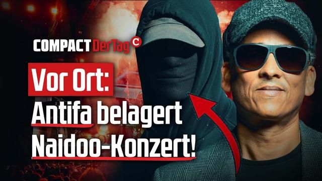 Vor Ort: Antifa belagert Naidoo-Konzert💥