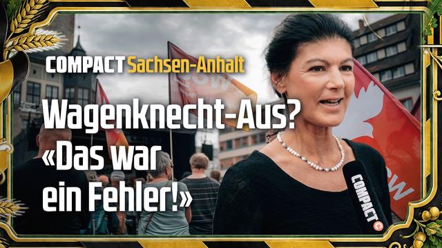 BSW-Aus? Wagenknecht räumt Fehler ein!
