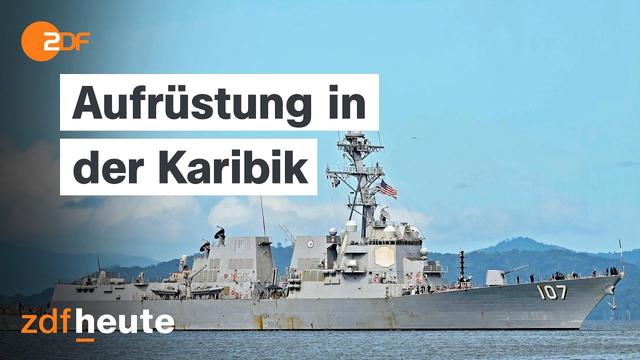 US-Zerstörer in der Karibik: Trump erhöht Druck auf Venezuela | Morgenmagazin