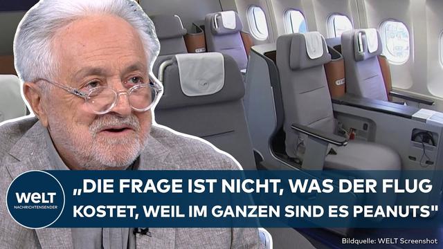 LUXUS-FLÜGE FÜR ABGEORDNETE: "Frage ist nicht, was der Flug kostet, weil im Ganzen sind es Peanuts"