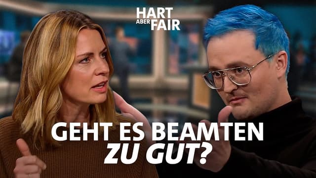Diskussion über Beamte und Lehrer bei Hart aber fair