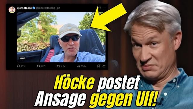 Peinlich! Höcke Will Mit Ulf Poschardt Zum Sport Und Er Lacht Ihn Aus!