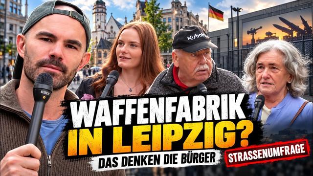 Eine Waffenfabrik in Leipzig? - Straßenumfrage