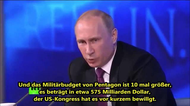 Wladimir Putin antwortet BBC-Reporter: Aggression geht nicht von Russland aus