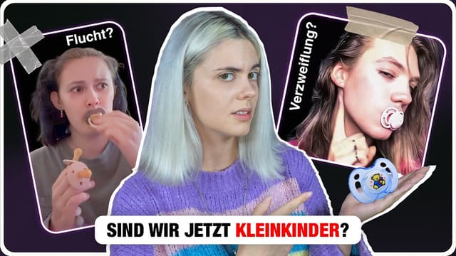 Erwachsene nuckeln wieder an Schnullern...wieso?