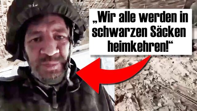 Russischer Soldat hinterlässt traurige Botschaft – umgeben von gefallenen Kameraden!