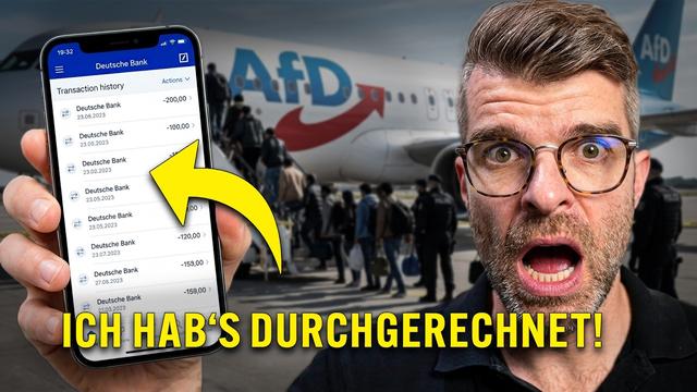 Wieviel kosten mich die AfD-MIGRATIONSPLÄNE?