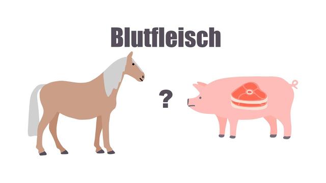 Pferdeblut für die Schweinezucht