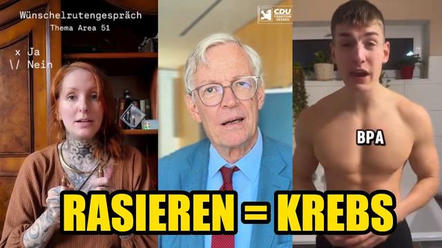WER SCHÜTZT UNS VOR DER CDU?/ RASIEREN = KREBS /...