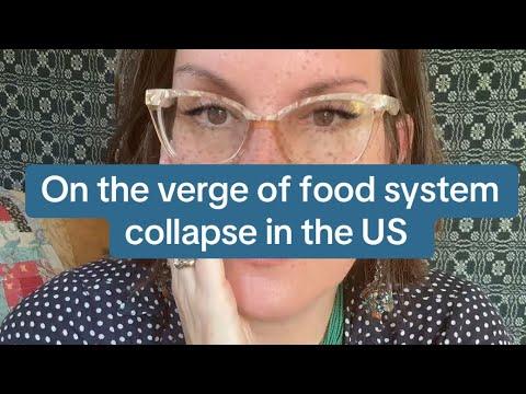 On the verge of a food system collapse in the US. 