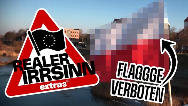 Realer Irrsinn: Illegale Flaggen auf Europabrücke in Frankfurt (Oder) | extra 3