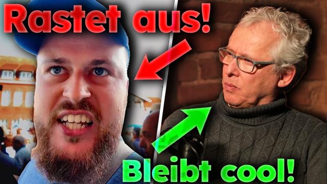 Komplett wütend und drüber! AfD-Fan "Aktivist Mann" spielt Gotteskrieger gegen Hessencam