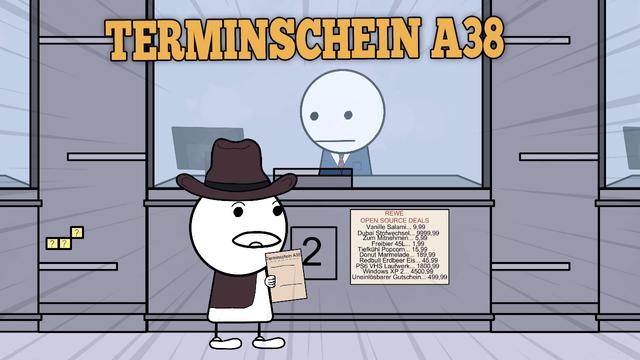 Wenn man in DEUTSCHLAND zum AMT geht