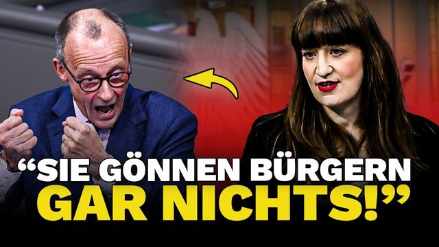 Sie FALTET Merz Komplett ZUSAMMEN! Heidi Reichinnek Mit Einer WAHNSINNSREDE!