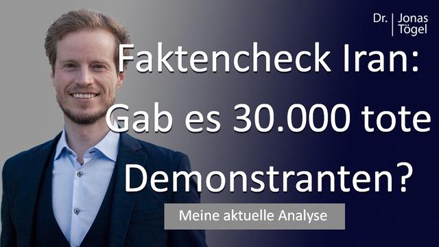 Regime-Change im Iran? - aktuelle Analyse von Dr. Jonas Tögel