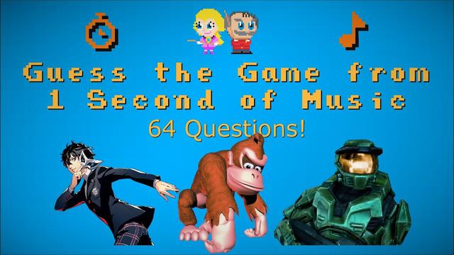 Guess the Game from 1 Second of Music