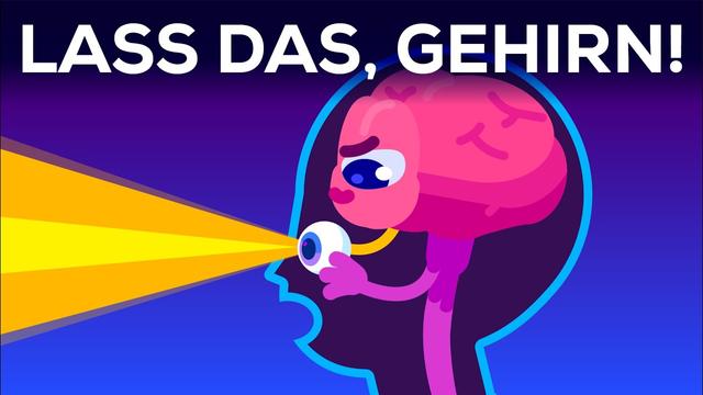 Dein Gehirn macht dich jeden Tag während 2 Stunden blind!