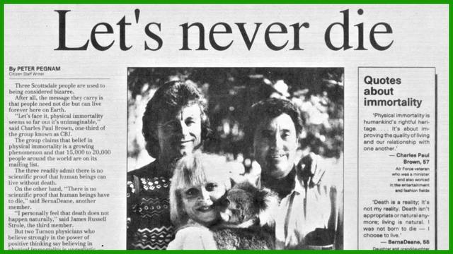 It's Embarrassing to Die: The Immortalist Story