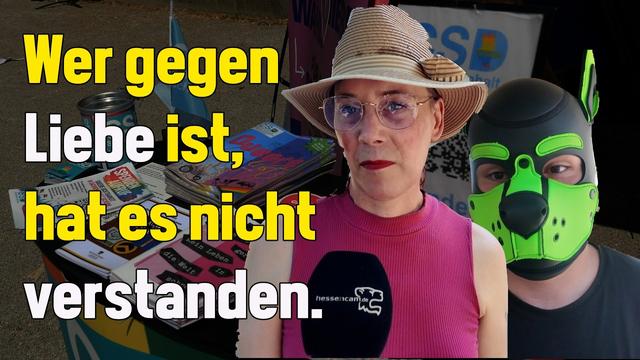 CSD in Sangerhausen: Verzerrte Bilder gerade rücken