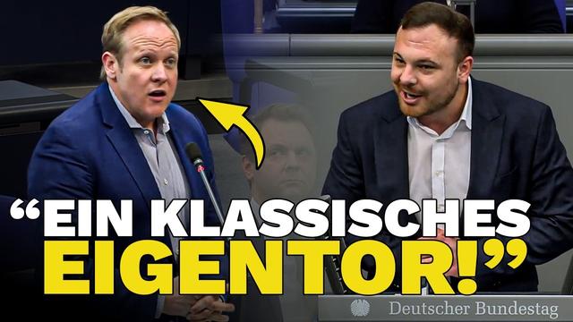 Peinlicher CDU-Mann Kuban BLAMIERT SICH im Bundestag vor Linkem VW-Angestellten!