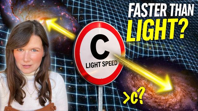 Is the Universe expanding faster than the speed of light?
