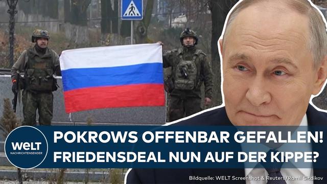 UKRAINE-KRIEG: Russland erklärt Pokrowsk für erobert! Putin sieht Weg für Vormarsch offen