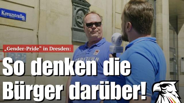 „Gender-Pride“ in Dresden: So denken die Bürger darüber!