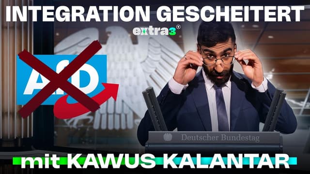 Pöbelnde AfD-Parlamentarier raus (mit Kawus Kalantar) | extra 3