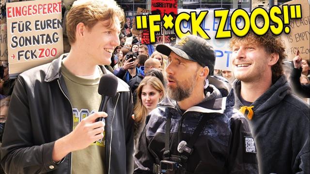 Die GRÖßTE ANTI-ZOO DEMO der WELT (eskaliert‼️)