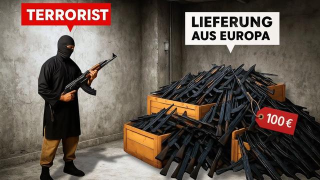 So kommen Terroristen an Waffen ran