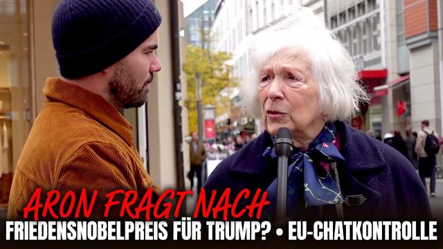 Straßenumfrage - Friedensnobelpreis für Trump?