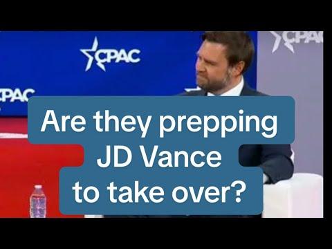 Are They Prepping JD Vance to Takeover from Tr*mp?