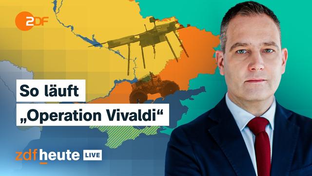 Wie die ukrainische Armee mit Drohnen und Kampfrobotern im Donbass vorrückt | ZDFheute live