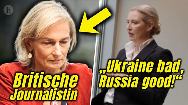 Britische Journalistin ZERLEGT Alice Weidel Vor MILLIONENPUBLIKUM! Der Mega-Fail!