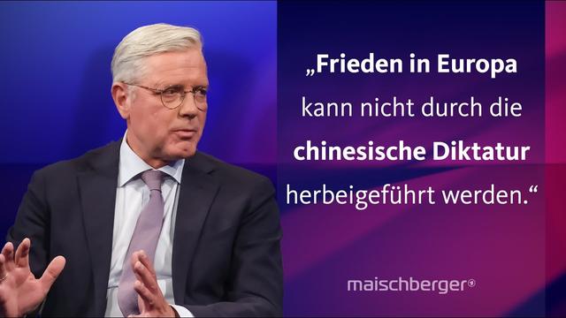 Norbert Röttgen und Jan van Aken diskutieren über Verhandlungen im Ukraine-Krieg | maischberger
