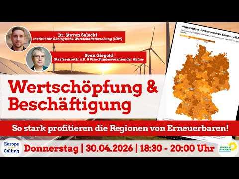 #260 "Wertschöpfung und Beschäftigung: So stark profitieren die Regionen von Erneuerbaren!"