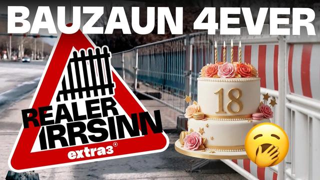 Realer Irrsinn: Bauzaun statt Sanierung der Stößenseebrücke in Berlin | extra 3