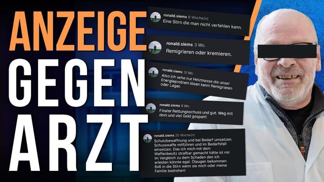 Hass im Netz: Ich habe den Oberarzt von Rostock angezeigt.