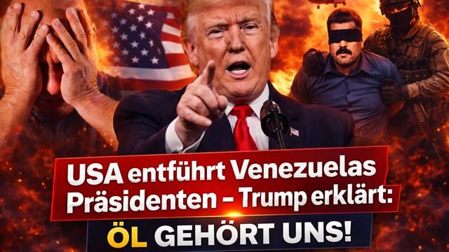 USA entführt Venezuelas Präsidenten – Trump erklärt: ÖL gehört uns!