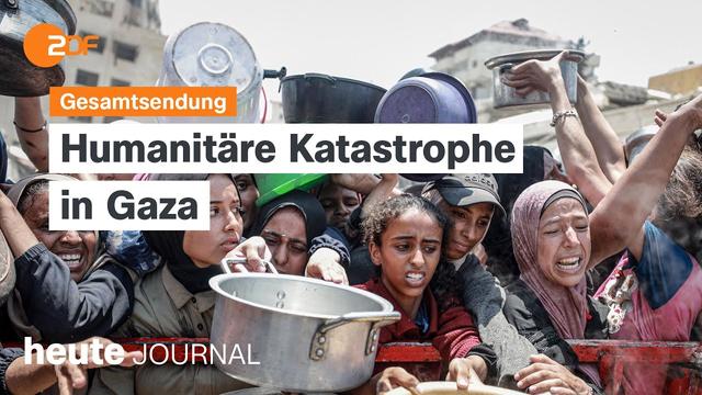 heute journal vom 26.07.2025 Hungersnot in Gaza, Berliner Christopher Street Day