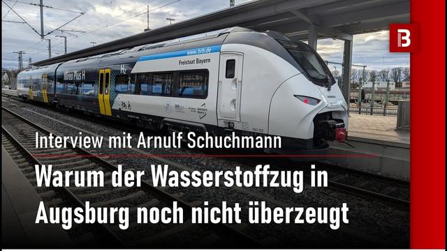 Warum der Wasserstoffzug in Augsburg noch nicht überzeugt