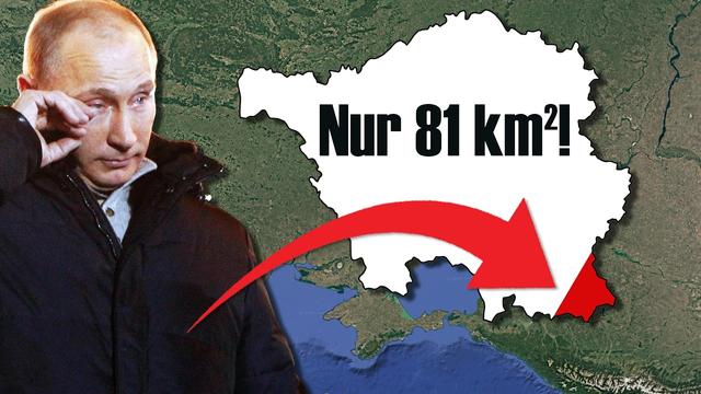 Putin eroberte 2026 nur 3% der Fläche des SAARLANDES!