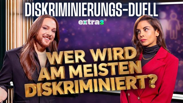 Wer wird am meisten diskriminiert? Quiz mit Riccardo Simonetti, Collien Fernandes und Kawus Kalantar