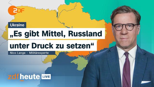 Militärexperte Lange: Wie die Ukraine Russland mit Drohnen stoppt | ZDFheute live